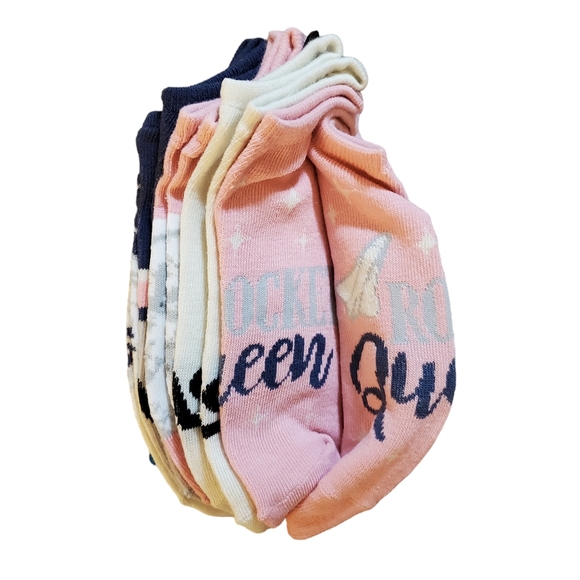 Nasa‎ Moon Socks No Show 5 Pairs - Picture 2 of 8